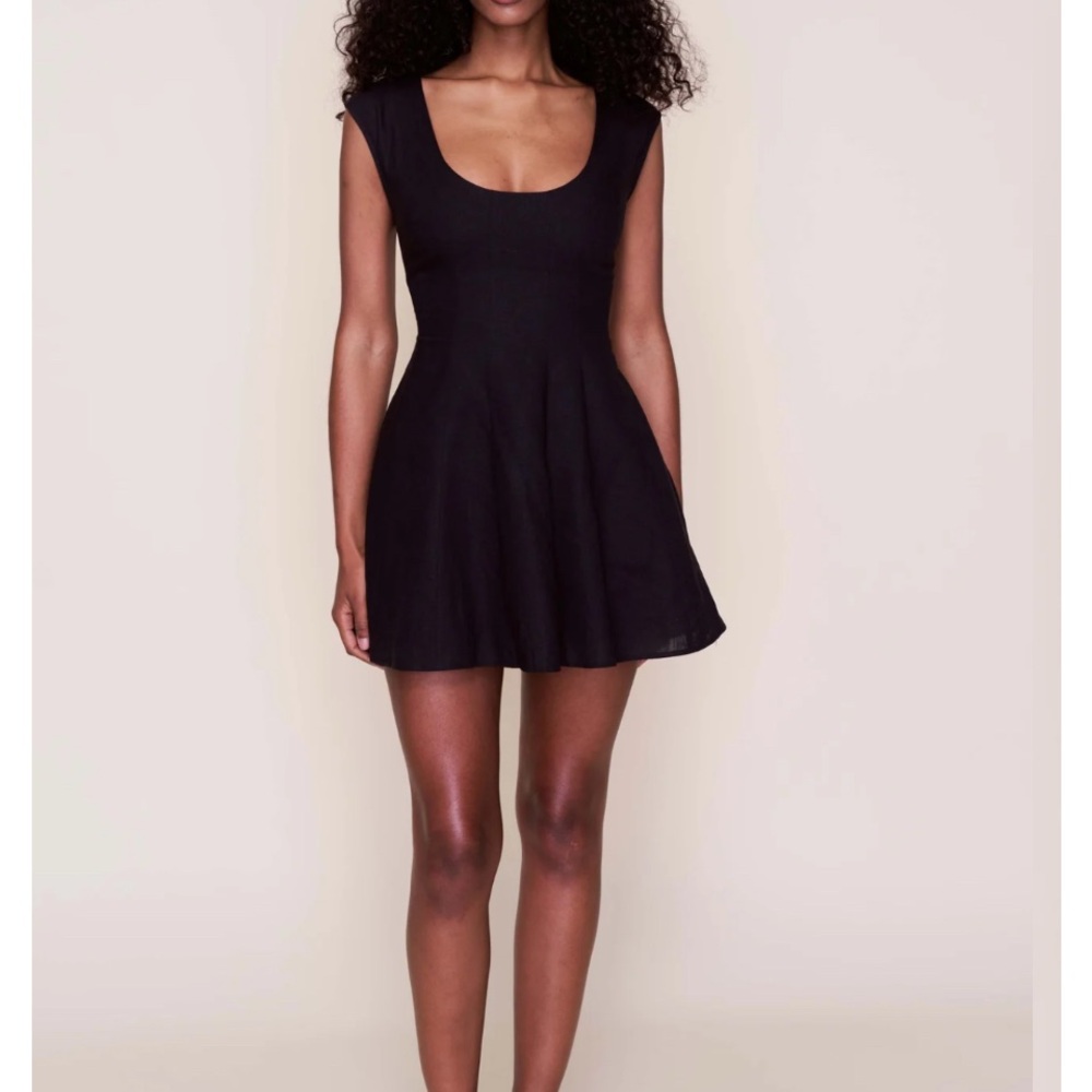 Guizio Leila Mini Dress for Women Black XXS